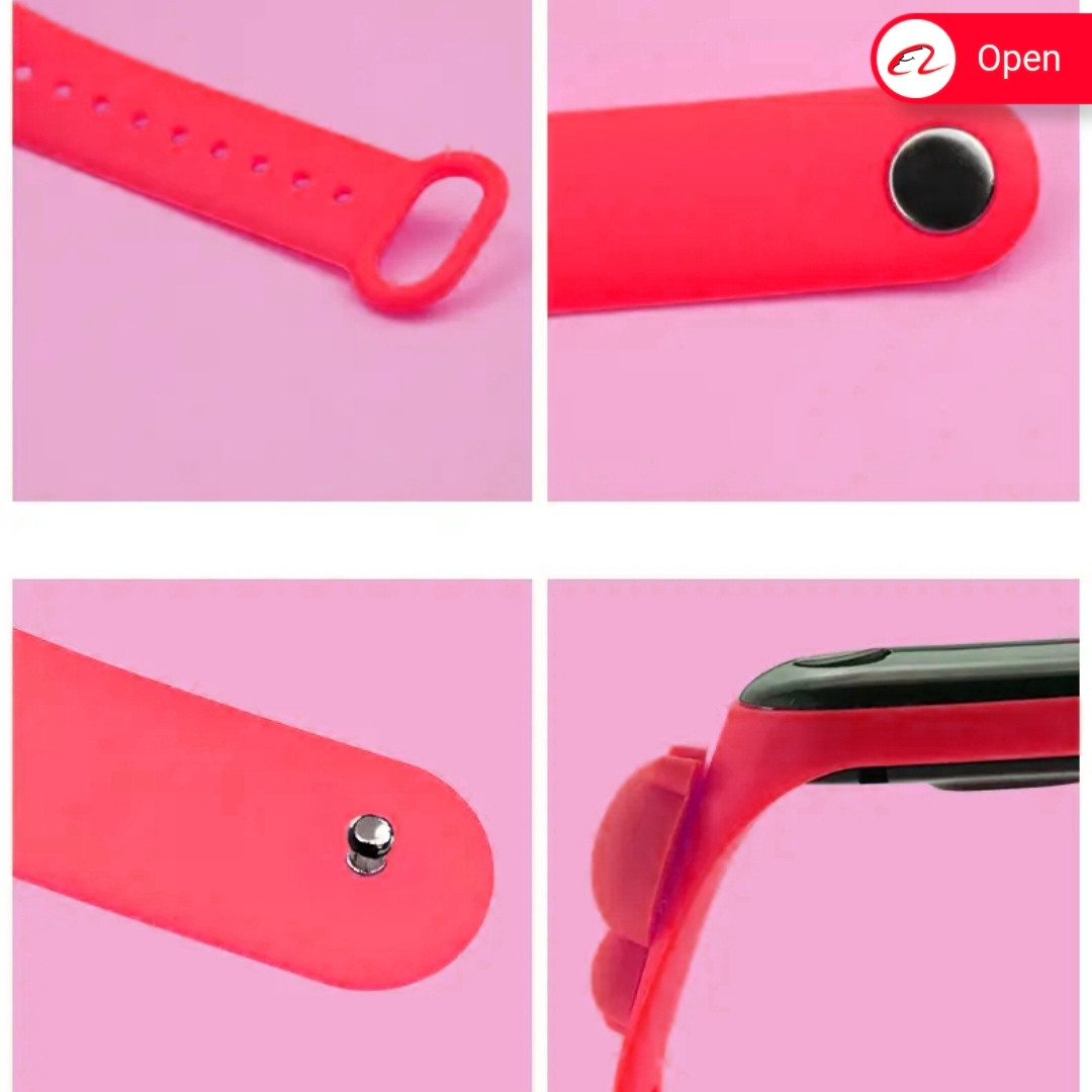 ساعت مچی دیجیتال بچگانه مدل توت فرنگی کد 2