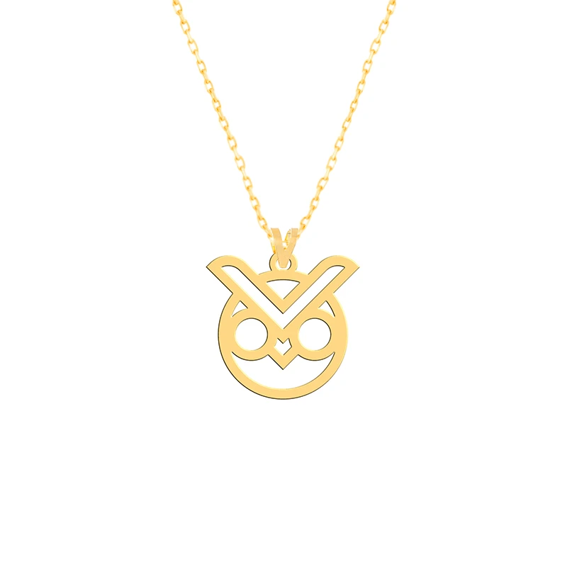 گردنبند طلا 18 عیار زنانه فرشته مدل جغد  WNLZ-000463
