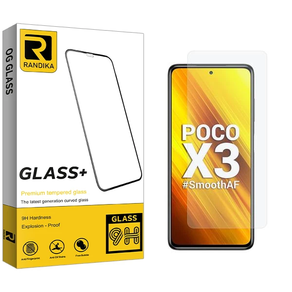 محافظ صفحه نمایش راندیکا مدل RK مناسب برای گوشی موبایل شیائومی Poco X3