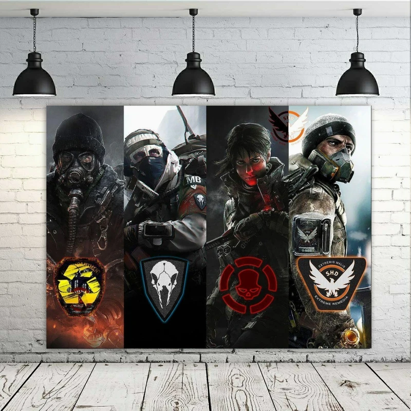 پوستر طرح گیم مدل شخصیتی کد GR498