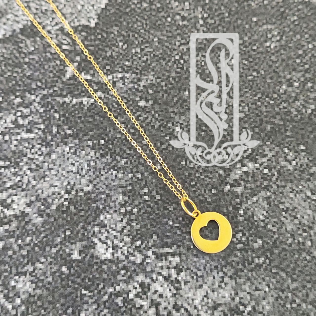 گردنبند طلا 18 عیار زنانه لیردا مدل قلب ngn -  - 2