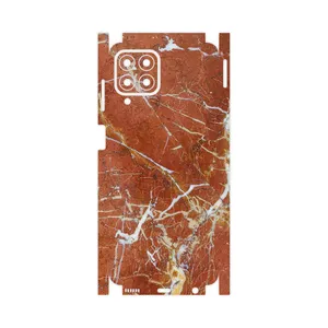 MAHOOT Red Marble-FullSkin Cover Sticker for Samsung Galaxy M33