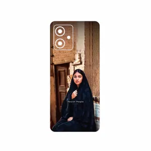MAHOOT Portrait of an Iranian Woman Cover Sticker for Motorola Moto G54