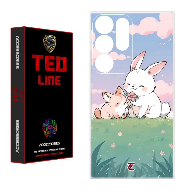کاور تدلاین طرح خرگوش کد 1184 مناسب برای گوشی موبایل سامسونگ Galaxy S25 Ultra