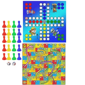 بازی فکری مدل منچ و مار و پله طرح سگ نگهبان  کد1 بسته دوعددی