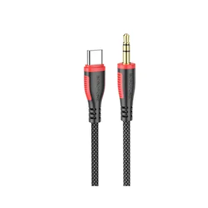 کابل تبدیل USB-C به جک 3.5 میلی متری بروفون مدل BL14 طول 1 متر