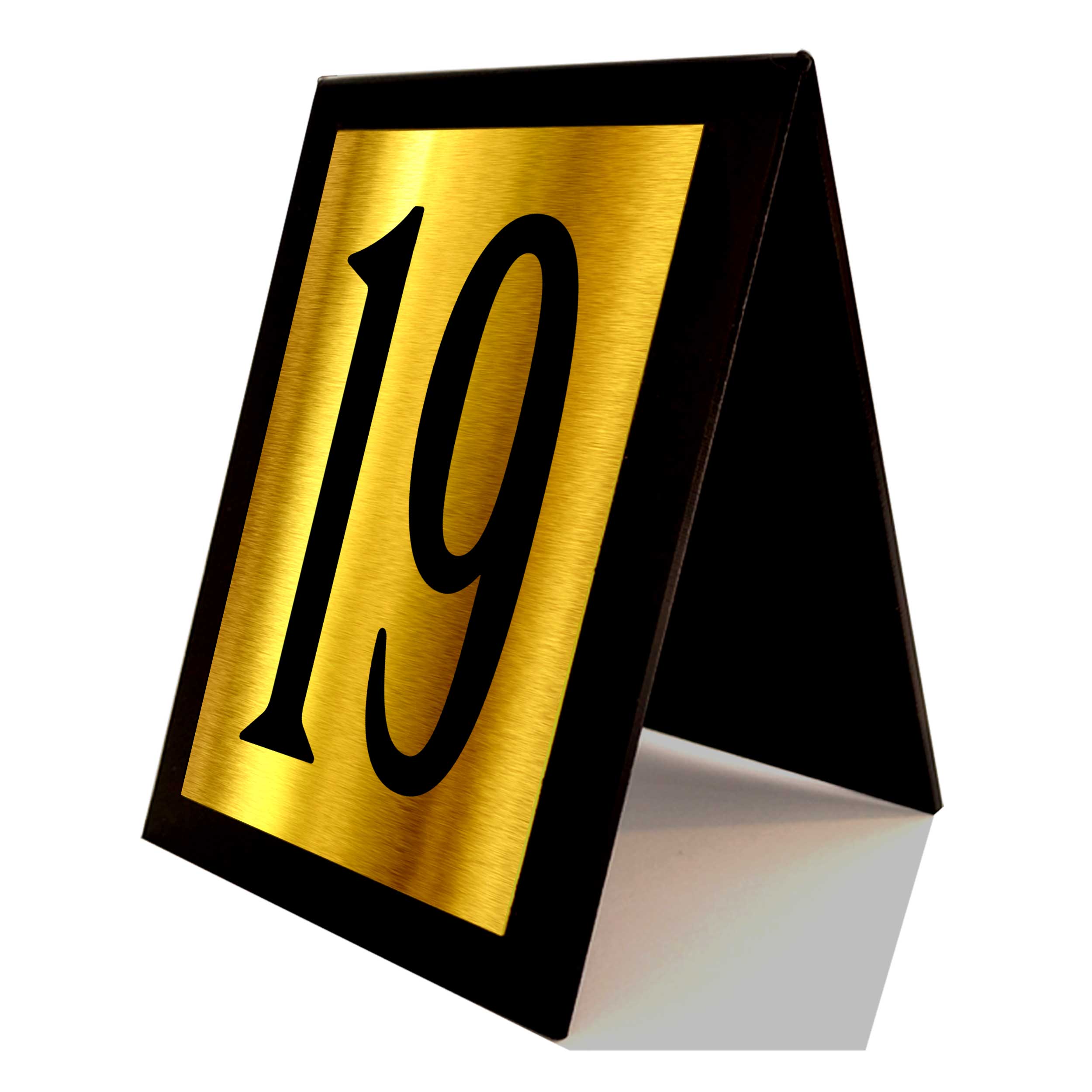 استند رومیزی آژنگ  مدل اعداد طرح شماره میز کدof-19