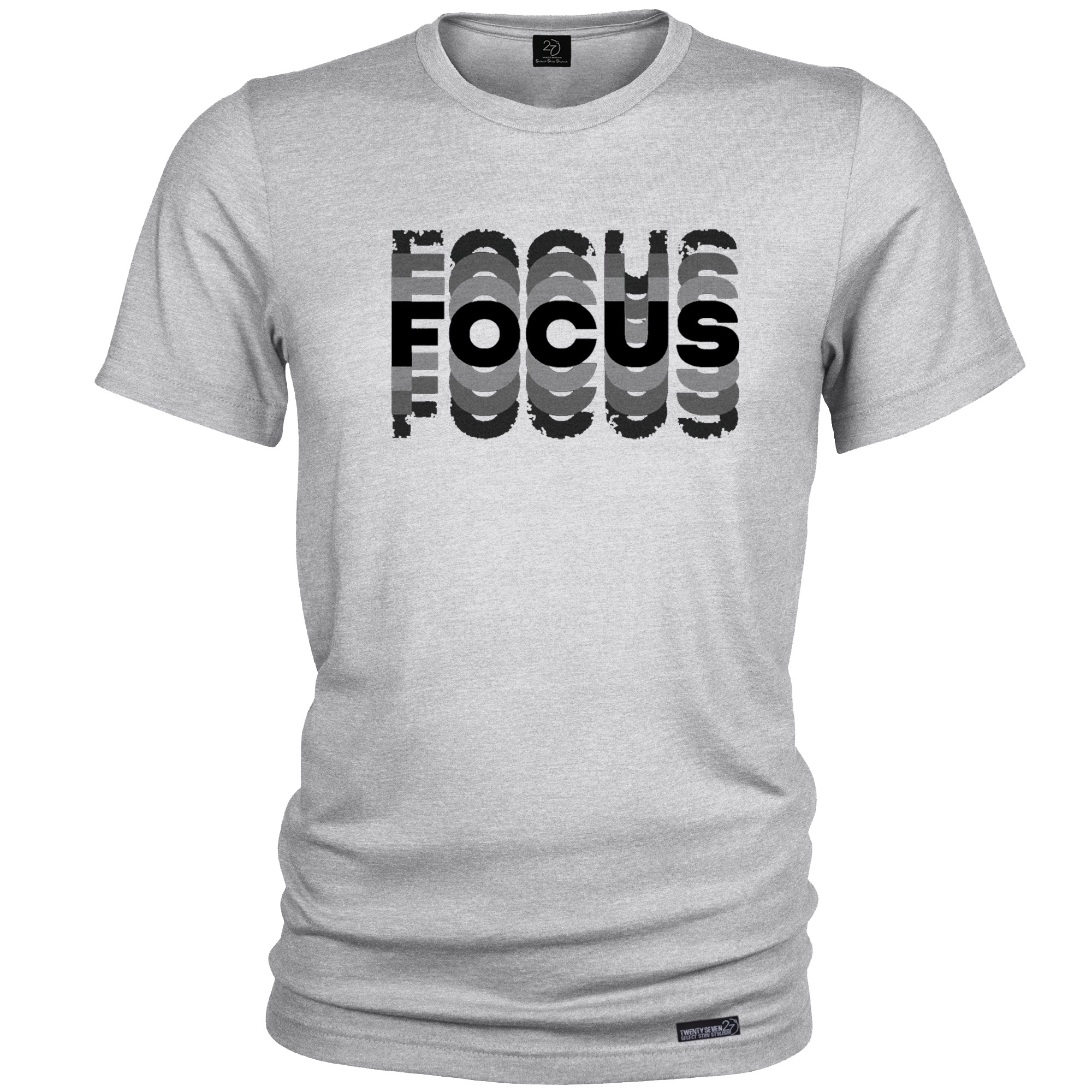 تی شرت آستین کوتاه مردانه 27 مدل Focus کد KV137