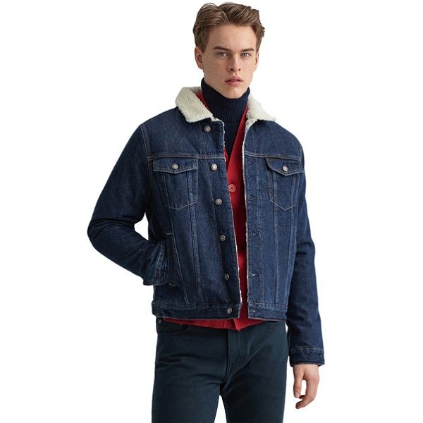 کت جین مردانه پیریمارک مدل داخل خزدار کد 84130 - - 2