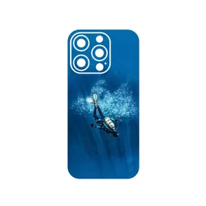 MAHOOT Scuba_Diving Cover Sticker for Apple iPhone 14 Pro