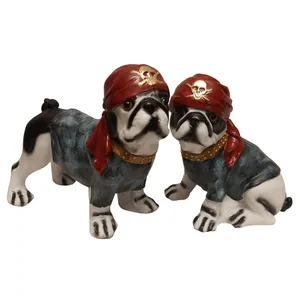 مجسمه تزئینی مدل سگ کد 8 مجموعه دو عددی