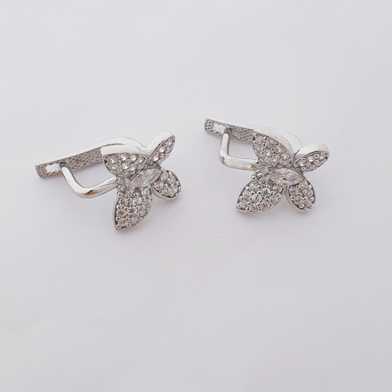 گوشواره نقره زنانه مدل G183 گوشواره نقره زنانه مدل G183