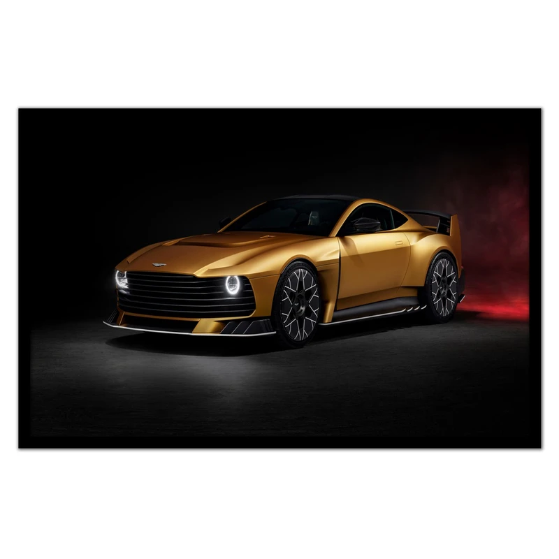 تابلو نوری بکلیت طرح ماشین آستون مارتین مدل B-bu1078