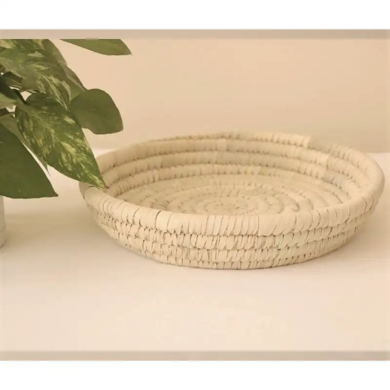 بشقاب حصیری مدل کپوبافی کد GD28