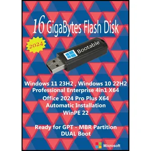 سیستم عامل Windows 11 23H2 - 10 22H2 Pro Ent 2in1 X64 - Office 2024 نشر مایکروسافت