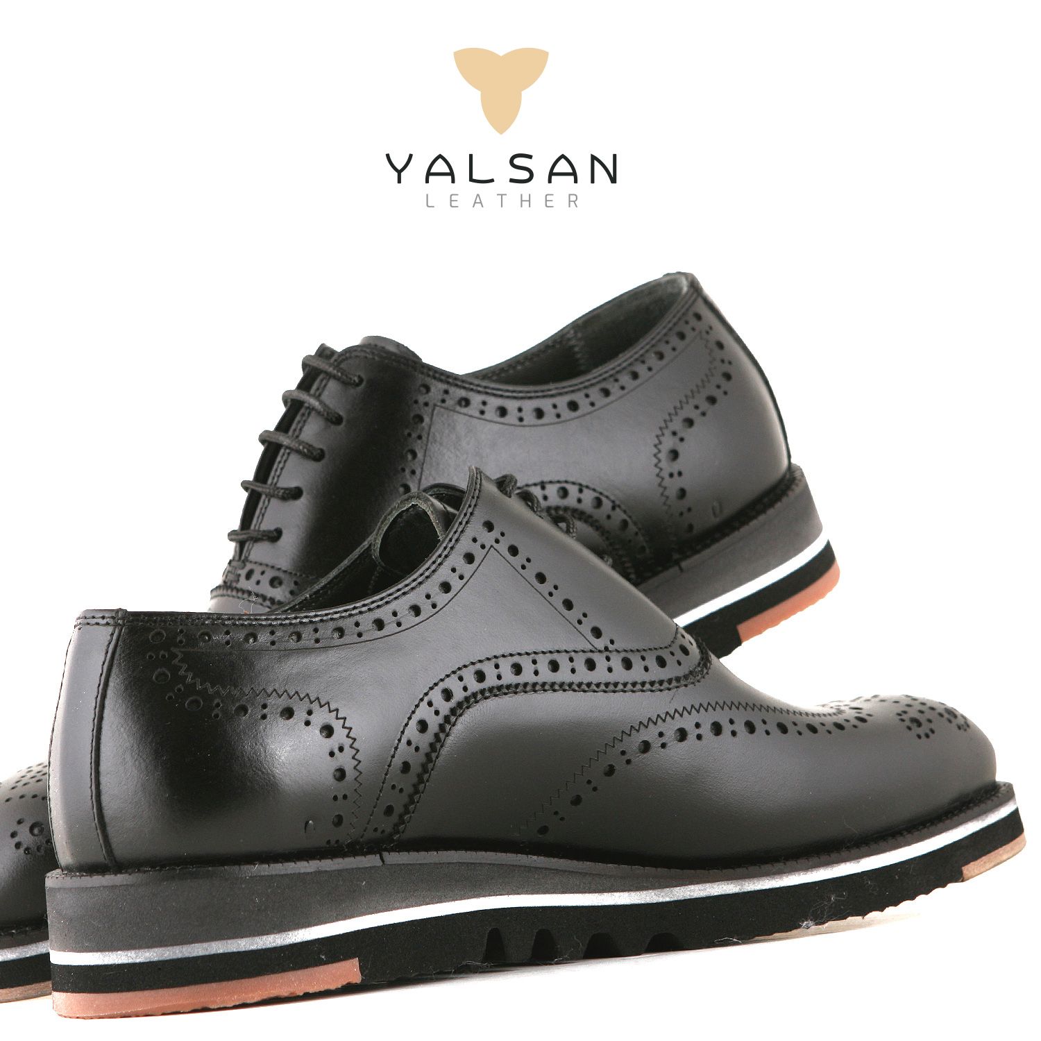 کفش روزمره مردانه چرم یلسان مدل  جاسپر کد 546-GN-msk -  - 10