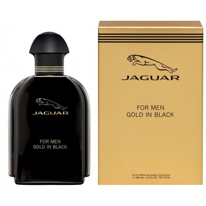 ادو تویلت مردانه جگوار مدل Gold in Black حجم 100 میلی لیتر ادو تویلت مردانه جگوار مدل Gold in Black حجم 100 میلی لیتر