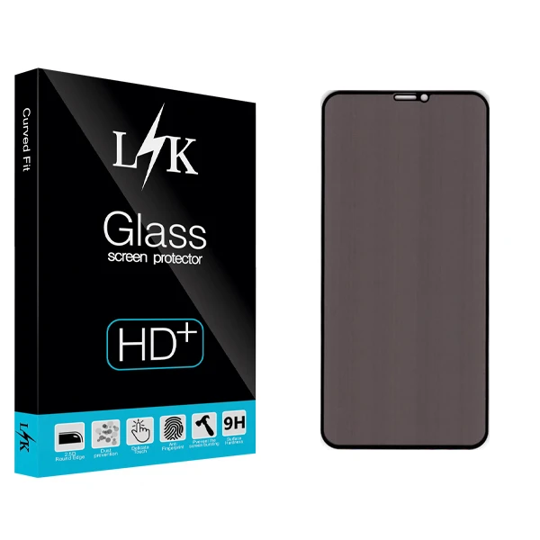 محافظ صفحه نمایش حریم شخصی ال کی مدل +HD مناسب برای گوشی موبایل اپل Iphone 11 Pro Max / Iphone Xs Max