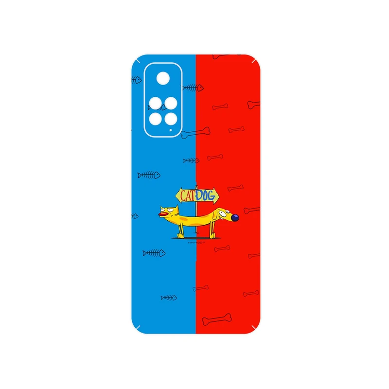 برچسب پوششی ماهوت مدل CatDog مناسب برای گوشی موبایل شیائومی Redmi Note 11