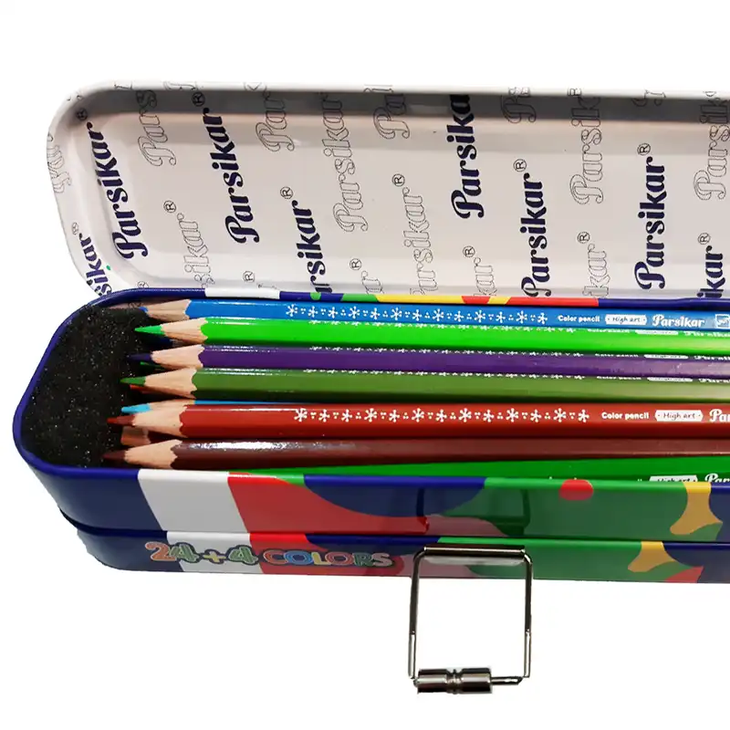مداد رنگی 24 رنگ پارسیکار مدل 28