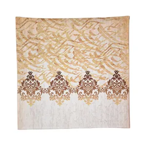 رومیزی مدل مخمل طرح خطی کد 115