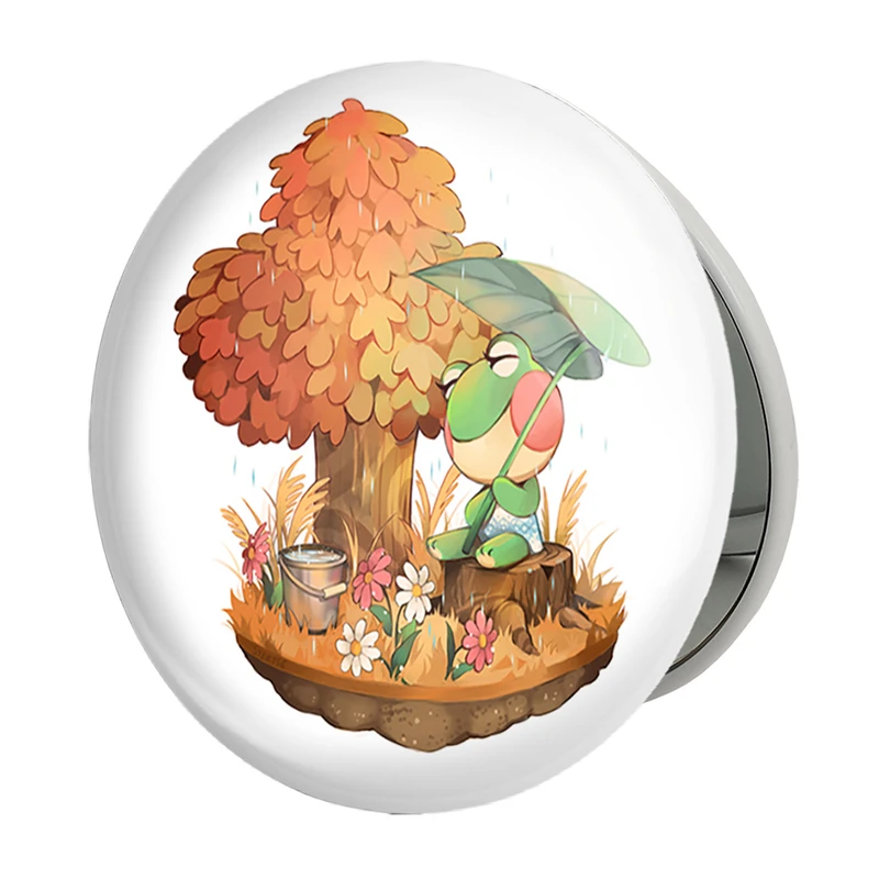 آینه جیبی خندالو طرح بازی انیمال کراسینگ (Animal Crossing) مدل تاشو کد 32638