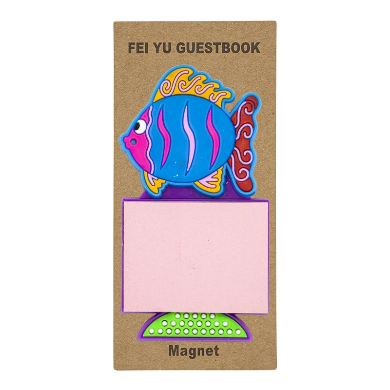 مگنت مدل یادداشت دار طرح ماهی رنگی کد 1360