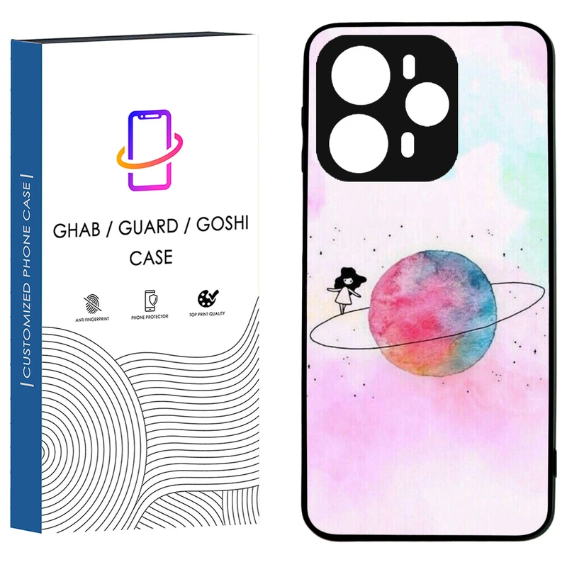 کاور قاب گارد گوشی طرح دخترانه کد 68 - tpu مناسب برای گوشی موبایل وکال V1/ V1 Plus