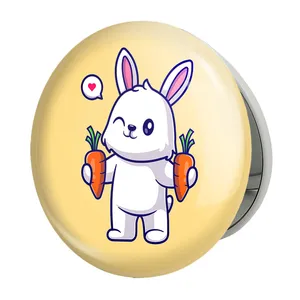 آینه جیبی خندالو طرح خرگوش مدل تاشو کد 26224 