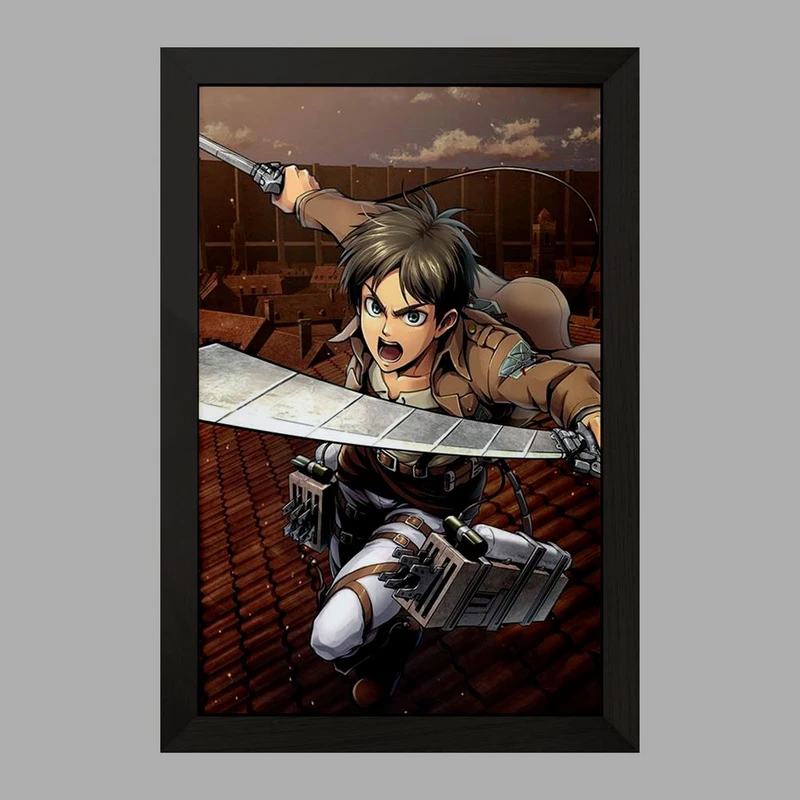 تابلو خندالو مدل ارن انیمه اتک آن تایتان Attack on Titan کد 4844