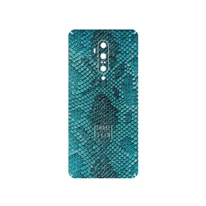 MAHOOT Blue Snake Skin Cover Sticker for OnePlus 7T Pro