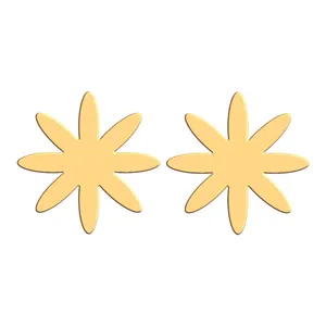 گوشواره طلا 18 عیار زنانه فرشته طرح گل مدل WEL-000238
