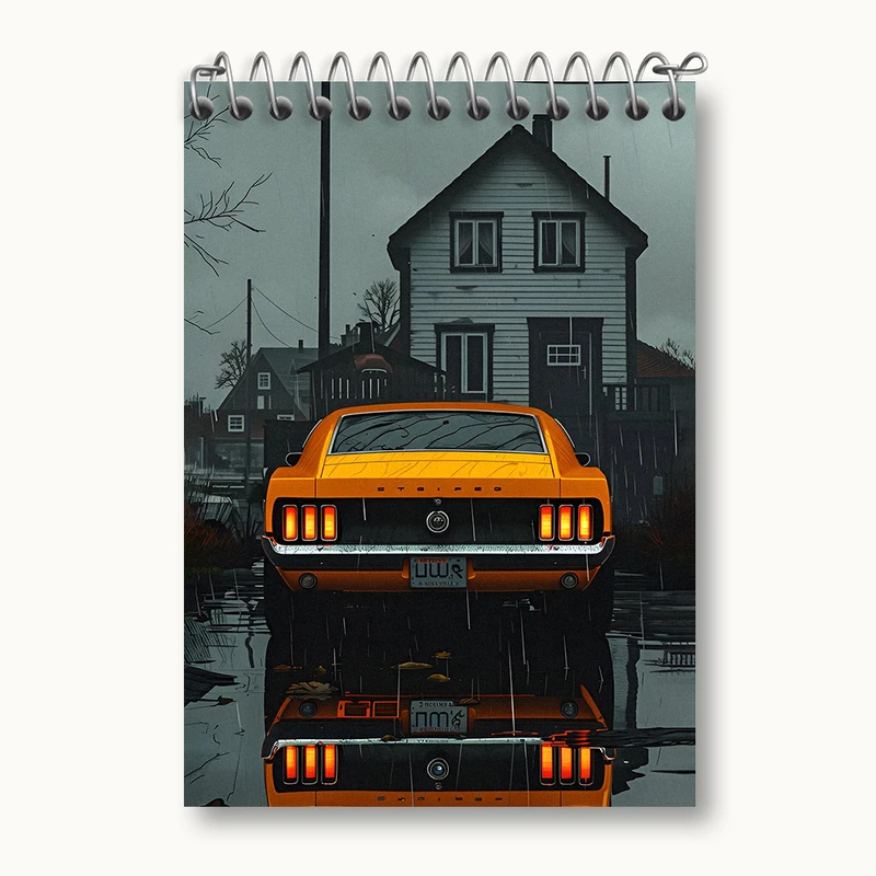 دفتر یادداشت 50 برگ خندالو طرح ماشین اسپرت کد N4384