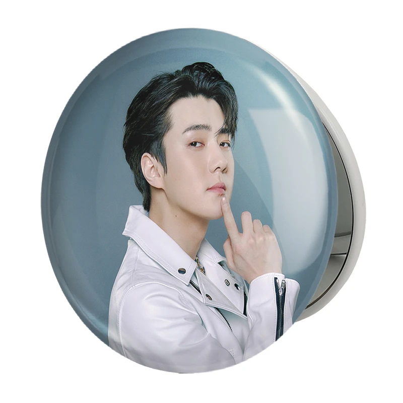 آینه جیبی خندالو طرح سهون گروه اکسو EXO مدل تاشو کد 16786 