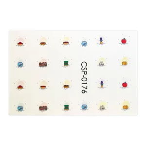 لنز ناخن مدل هفت سین کد 176