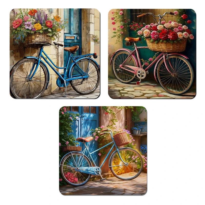 مگنت صباطرح مدل دوچرخه کد M1310 مجموعه 3 عددی