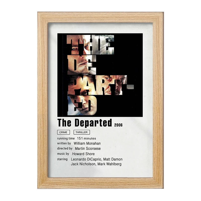 تابلو خندالو مدل جدا مانده (The Departed) کد F11323