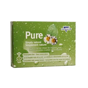قطره چشمی گیاهی یک بار مصرف پیور بسته 10 عددی