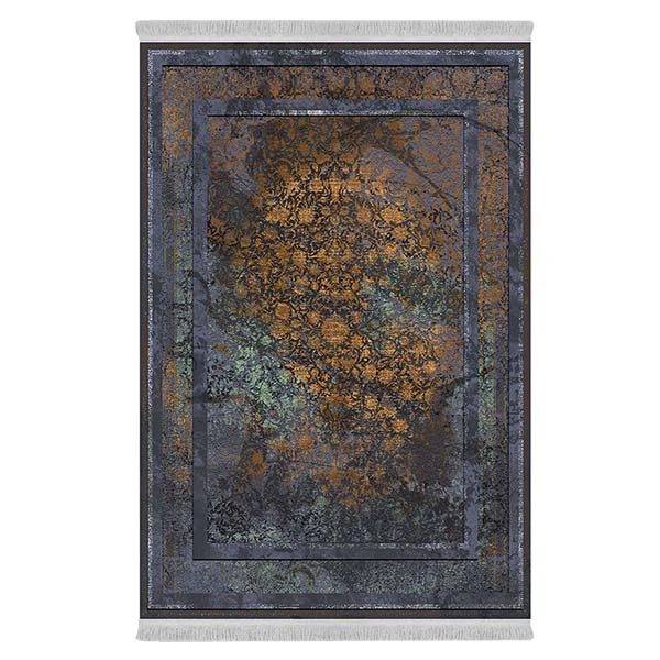 فرش پارچه‌ای دفه مدل فرشینه طرح مدرن کد 296