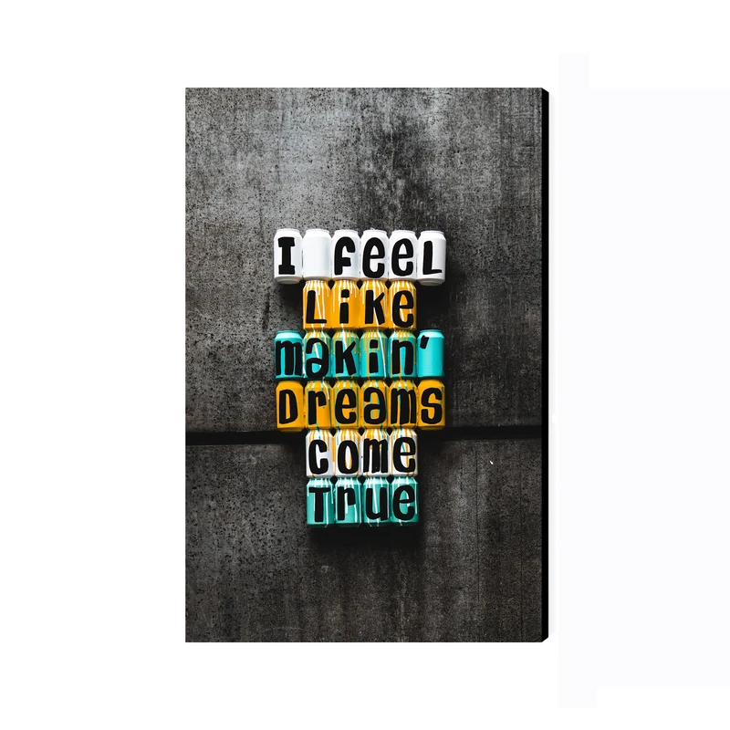 تابلو شاسی عرش مدل فانتزی انگیزشی I Feel like Making Dreams Come True کد As3033