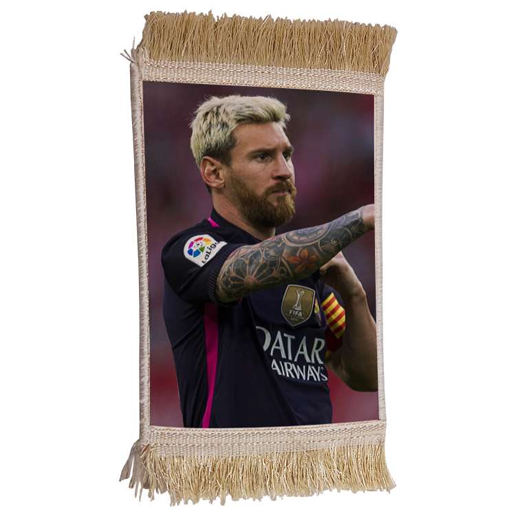 فرش ماشینی دیوارکوب مدل مسی کد 86