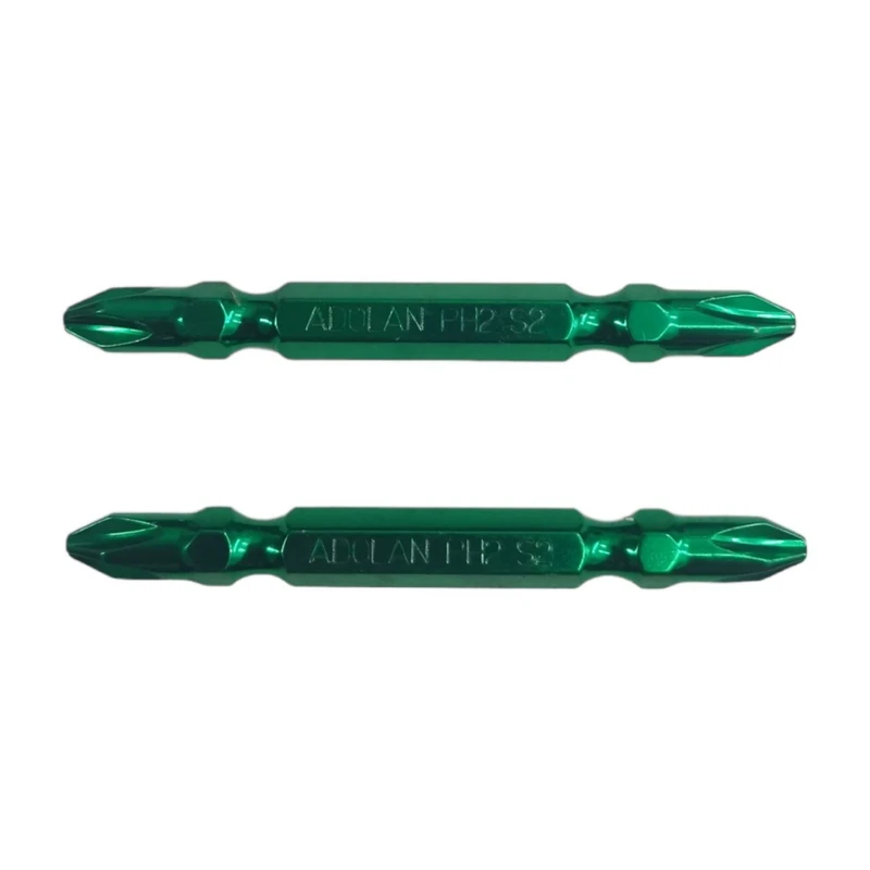 نوک پیچ گوشتی دو سر چهارسو مدل آهنربایی کد 15 بسته 2 عددی