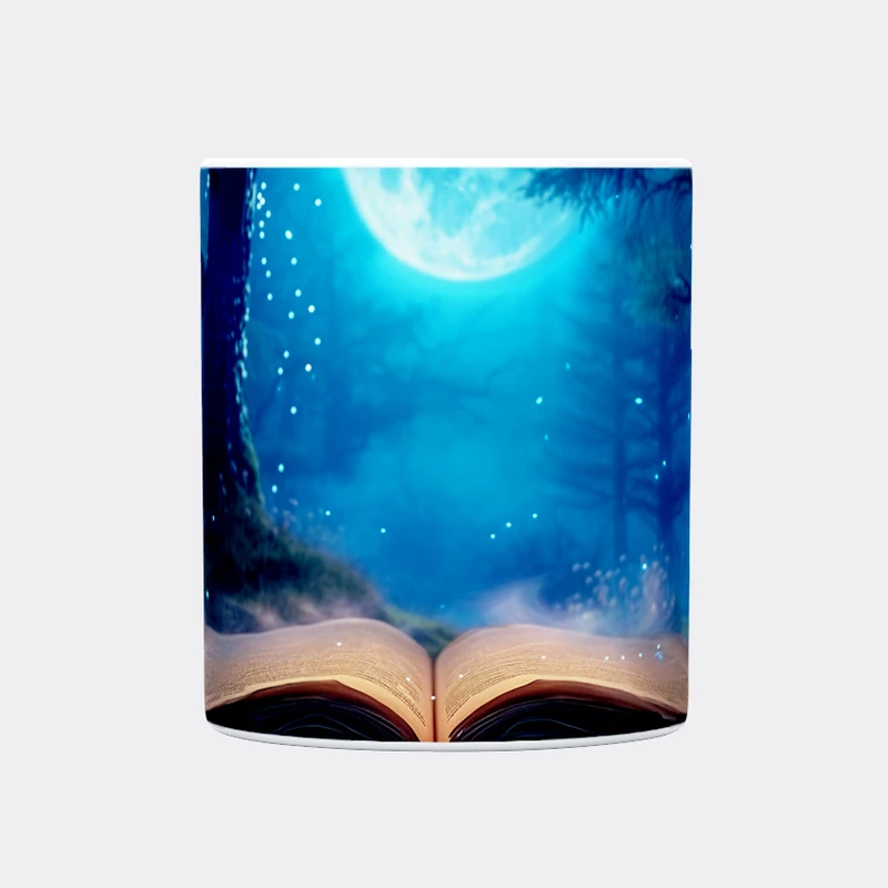 ماگ حس آمیزی طرح کتاب مدل کتابخانه کد 36