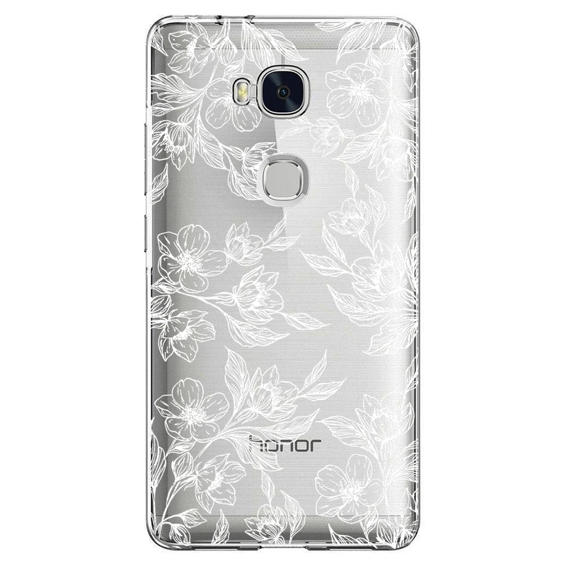 کاور مگافون طرح گل مدل C50-W مناسب برای گوشی موبایل آنر 5x