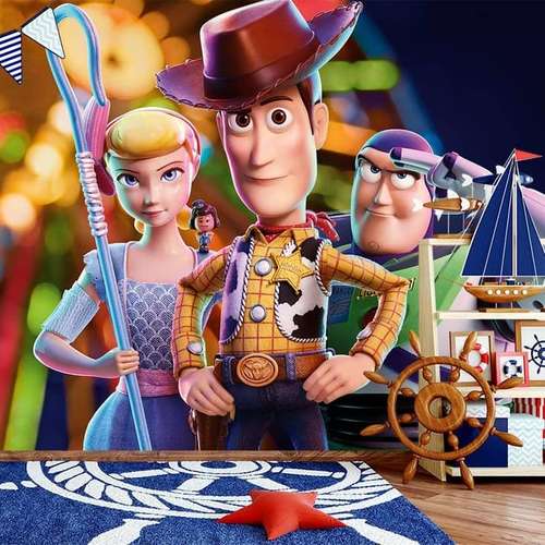 پوستر دیواری اتاق کودک طرح داستان اسباب بازی ها