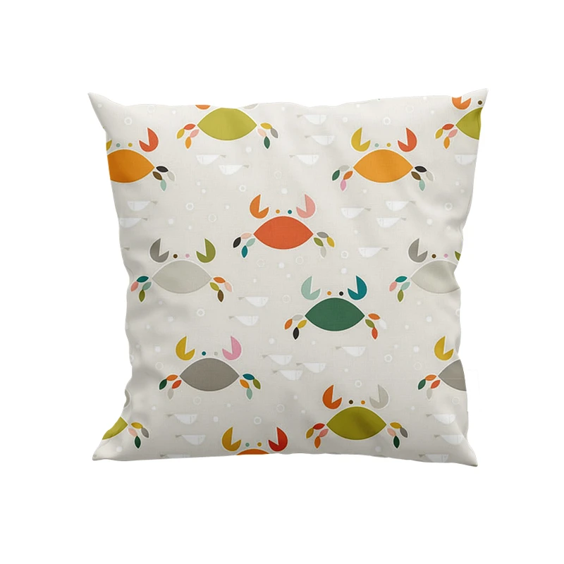 کوسن پاد آفرین مدل خرچنگ های رنگی کد DKK644