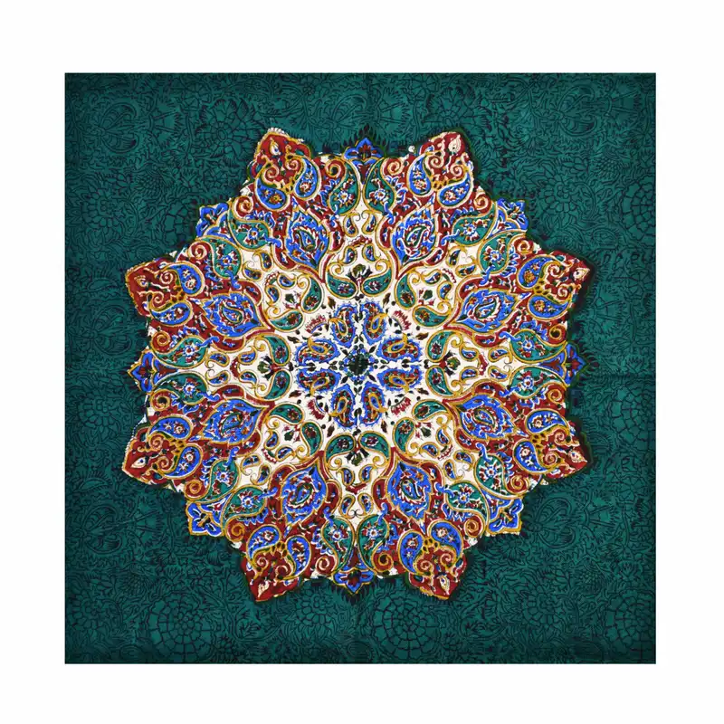 سفره قلمکار مدل ترنج کد 103