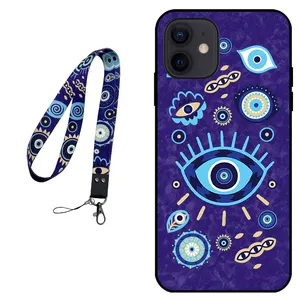 Megafone Devil Eye 0023 Cover For Apple iPhone 12 mini Mobile Neckband