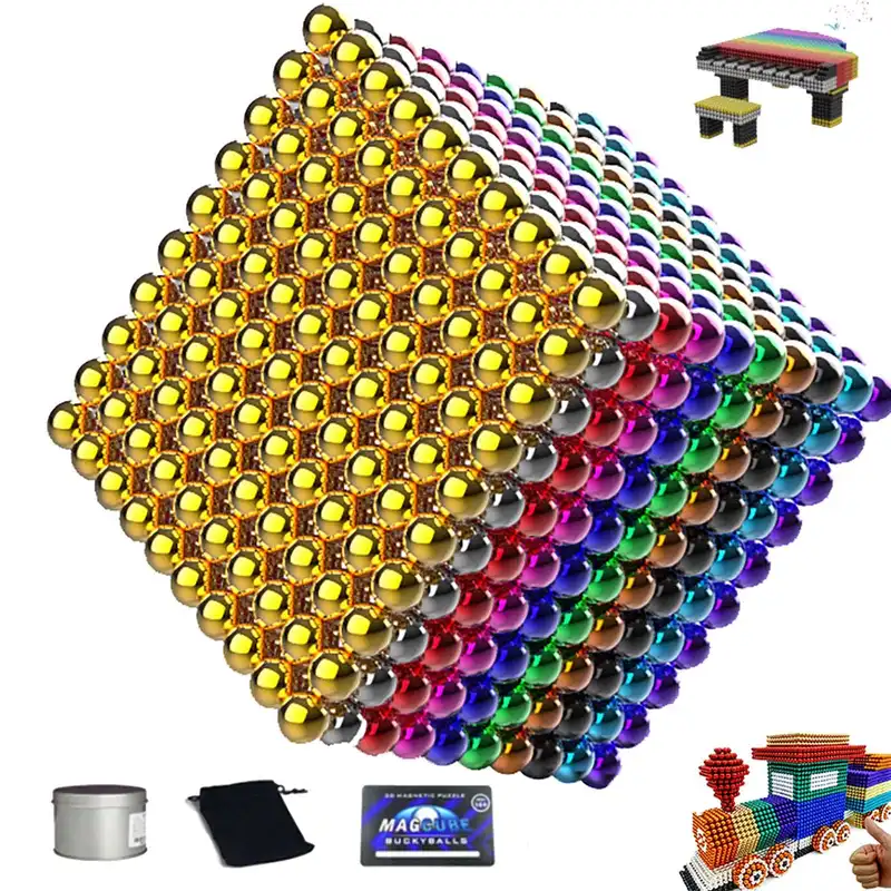 ساختنی مدل باکی بال مگنتی رنگی