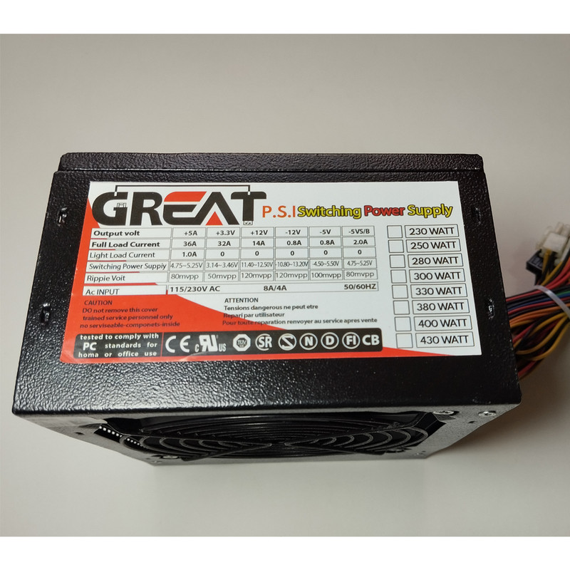 منبع تغذیه کامپیوتر گریت مدل POWER-G230